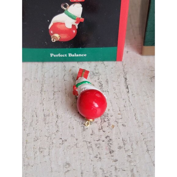 Hallmark Circus seal lion elephant miniature ornament Xmas animal unique - Picture 3 of 5